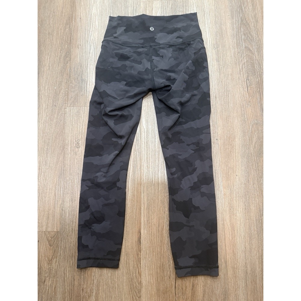 Lululemon Women's Wunder Train ‎ High Rise Tights Camo Size 4